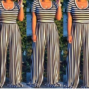 Stripe jumpsuit
